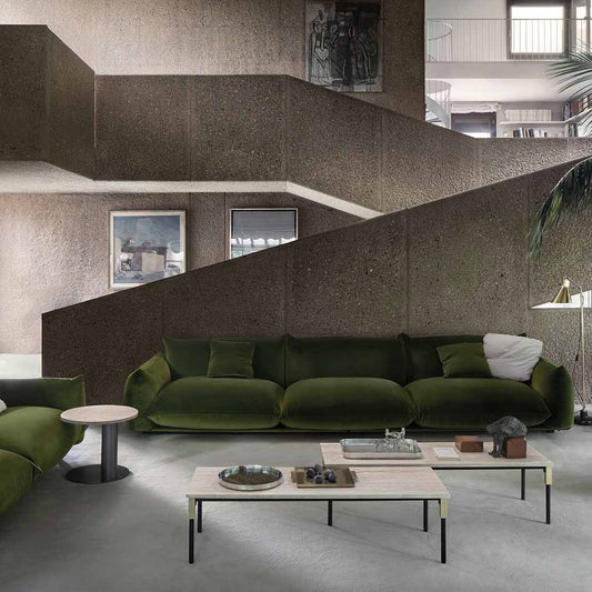 Marenco 2018 Sofa 3 Seat Small | Moss Green Mistral 1401 Velvet