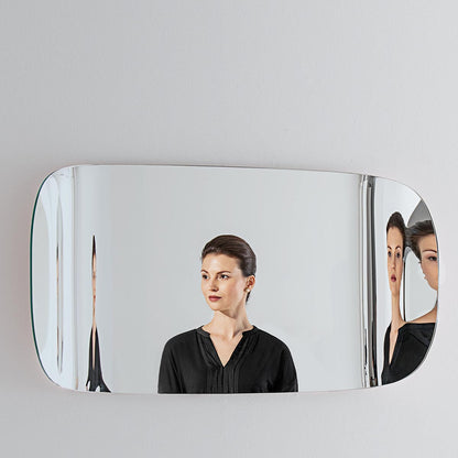 Marlene Rectangular Wall Mirror | Back Painted Silver