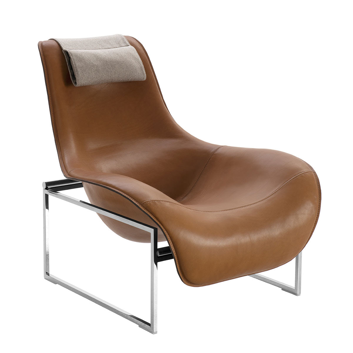 Mart Armchair | Purple Koto Leather