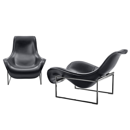 Mart Armchair | Purple Koto Leather