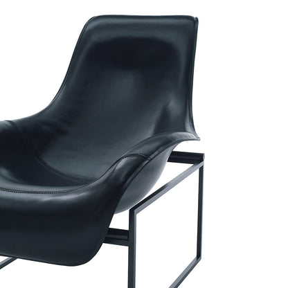 Mart Armchair | Purple Koto Leather
