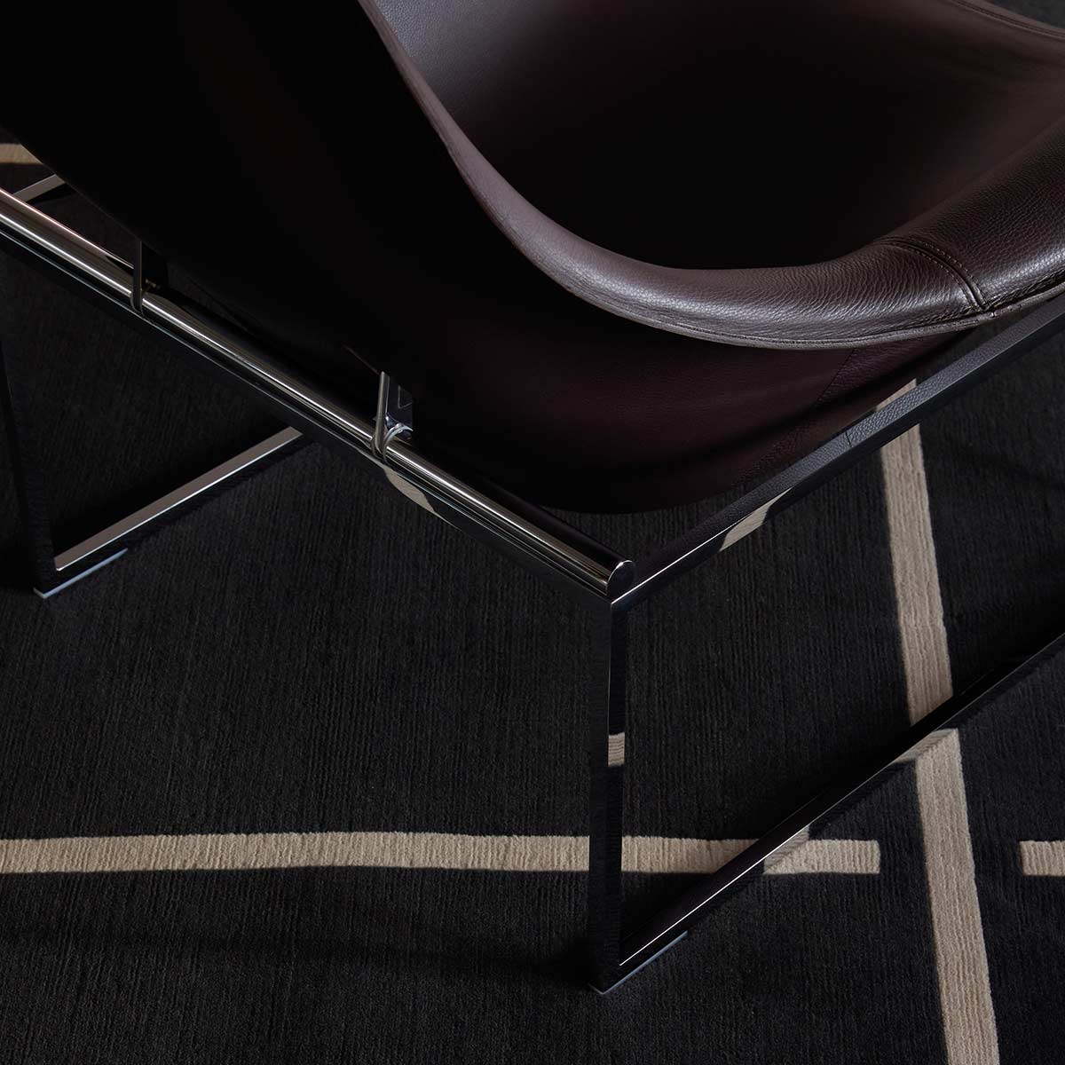 Mart Armchair | Purple Koto Leather