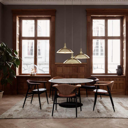 Masculo Dining Chair 4 Legs | Dunes Leather 21000 Cognac
