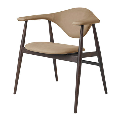 Masculo Dining Chair 4 Legs | Dunes Leather 21000 Cognac