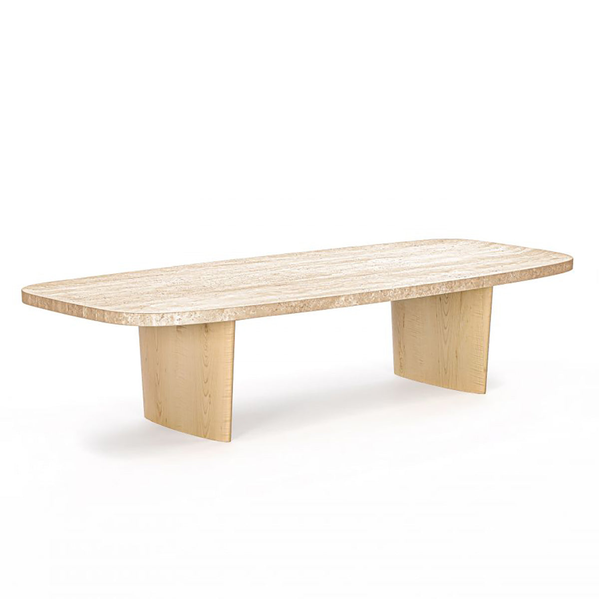 Materia Coffee Table | Natural Travertine Top
