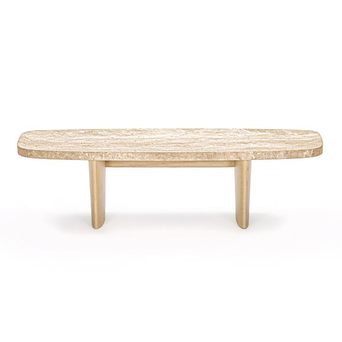 Materia Side Table | Natural Travertine Top