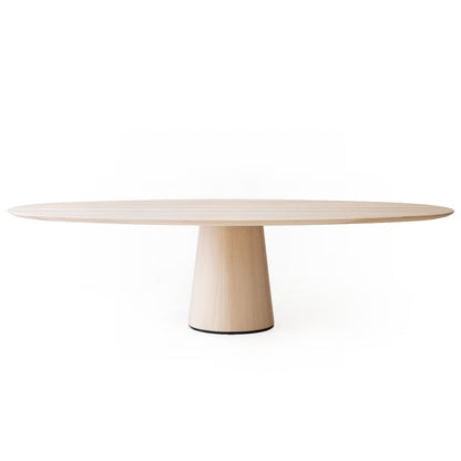 Materic Ovale Dining Table | Brushed Latte Ash