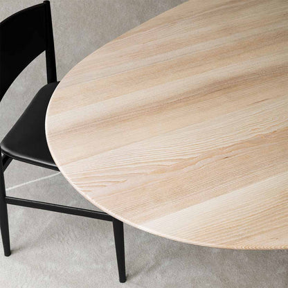 Materic Ovale Dining Table | Brushed Latte Ash