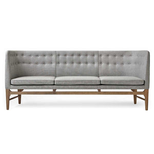 Mayor Sofa AJ5 | Hallingdal 130 Light Grey Fabric