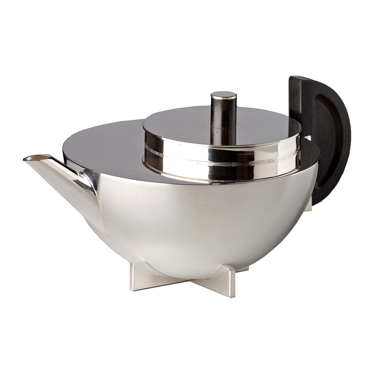 Bauhaus Tea Infuser | Silver Plated Brass