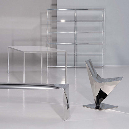 30th Anniversary Lofty Chair | Hand Polished Stainless Steel