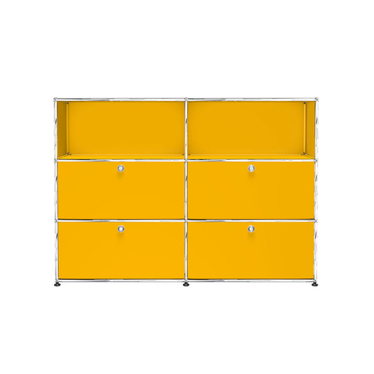USM Medium Sideboard | Golden Yellow Lacquer Panels
