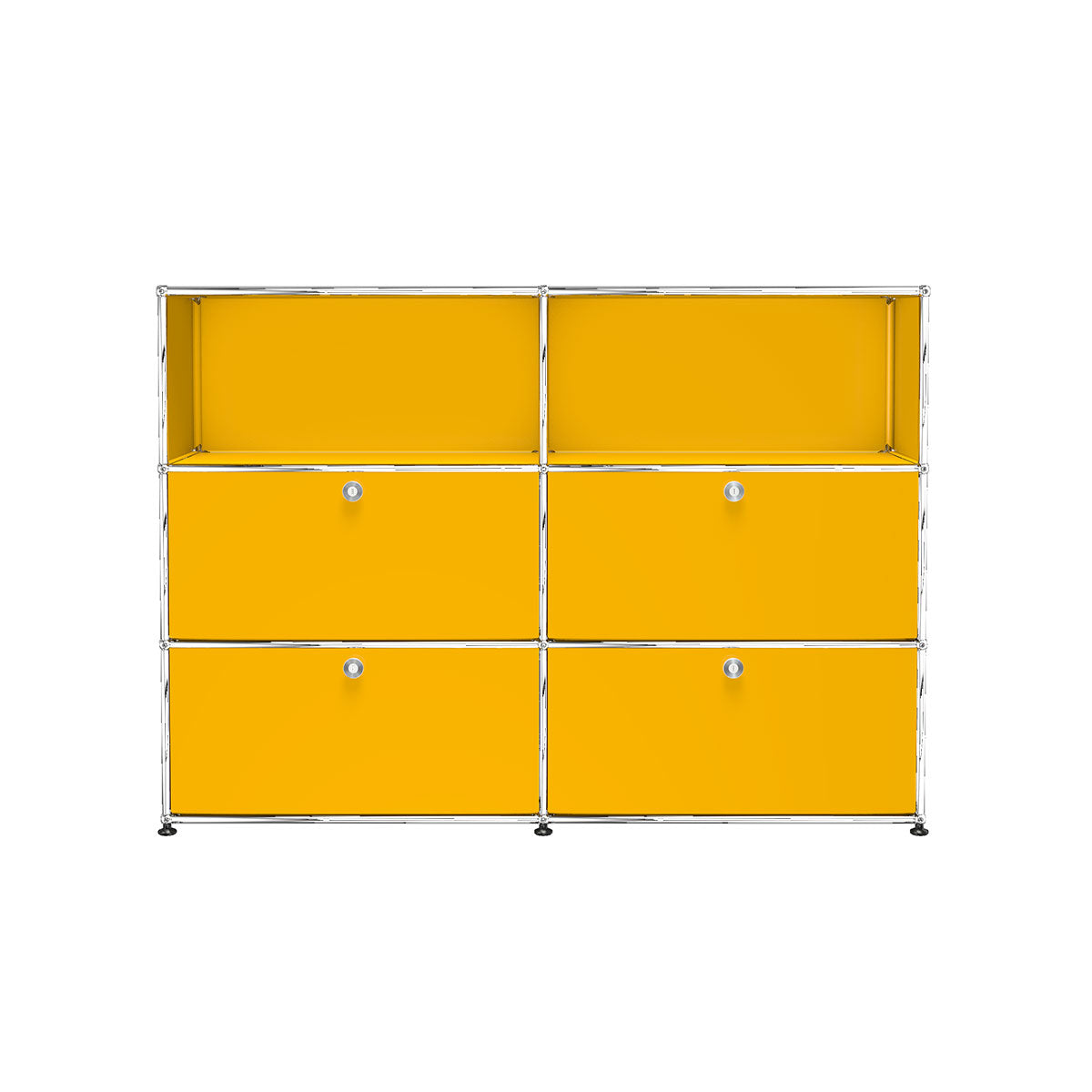 USM Medium Sideboard | Golden Yellow Lacquer Panels