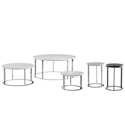 Mera Coffee Table Small | Bianco Carrara Marble Top