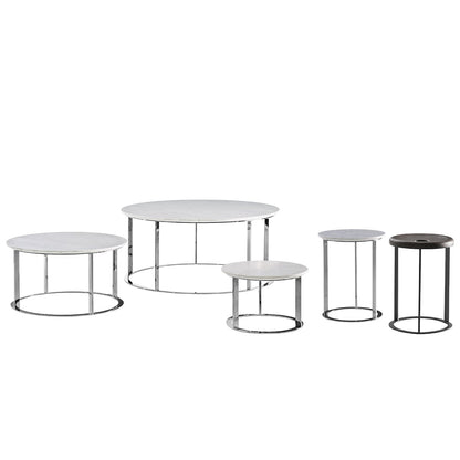 Mera Coffee Table Medium | Bianco Carrara Marble Top