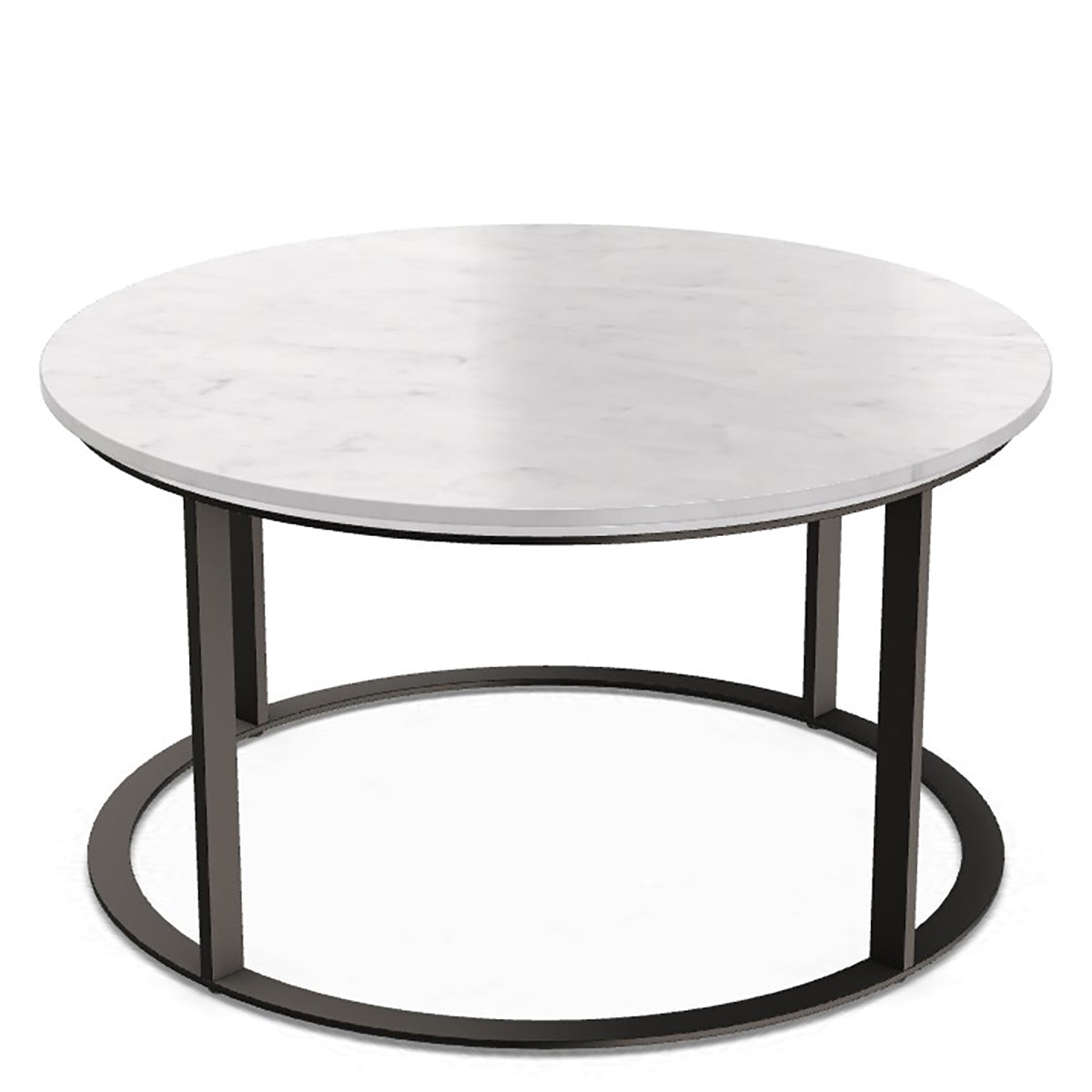 Mera Coffee Table Small | Bianco Carrara Marble Top