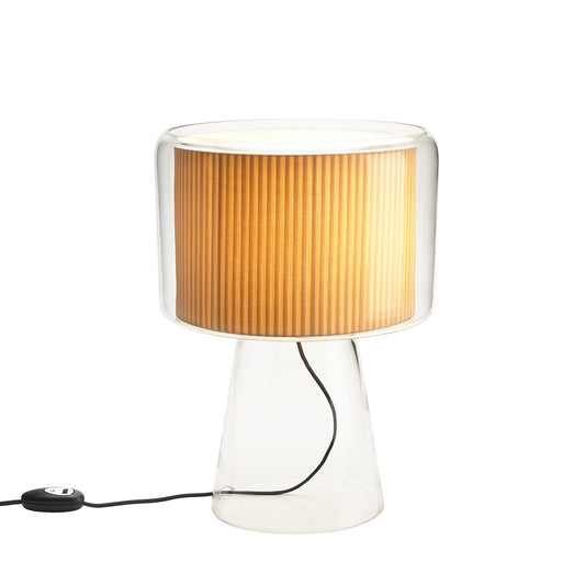 Mercer Medium Table Lamp | Natural Cotton Ribbons