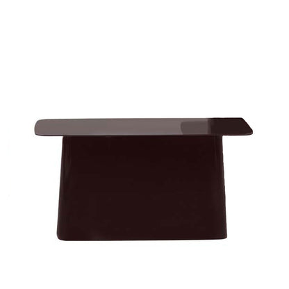 Metal Side Table Large | Chocolate High-Gloss