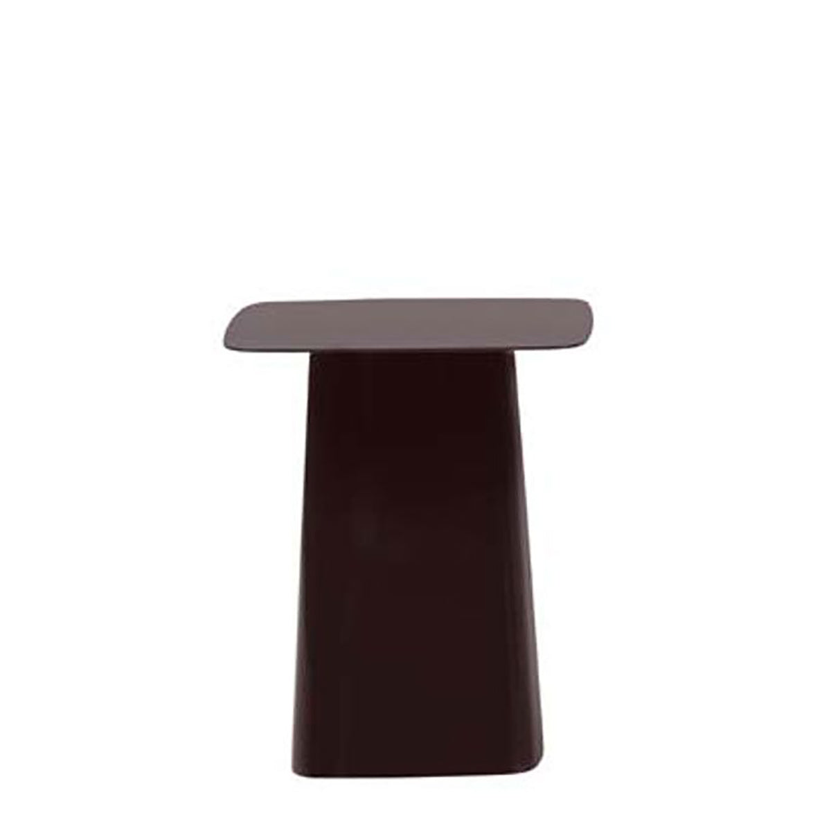 Metal Side Table Small | Chocolate High-Gloss