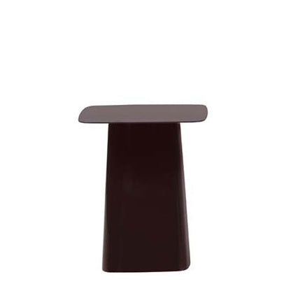 Metal Side Table Small | Chocolate High-Gloss