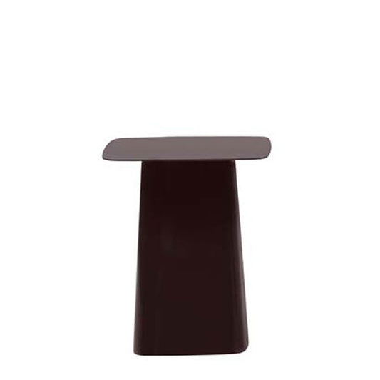 Metal Side Table Small | Chocolate High-Gloss
