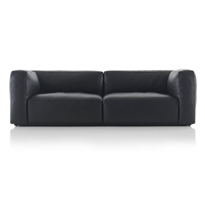 Mex Cube Sofa 220cm | Graphite Leather Scozia 13X606