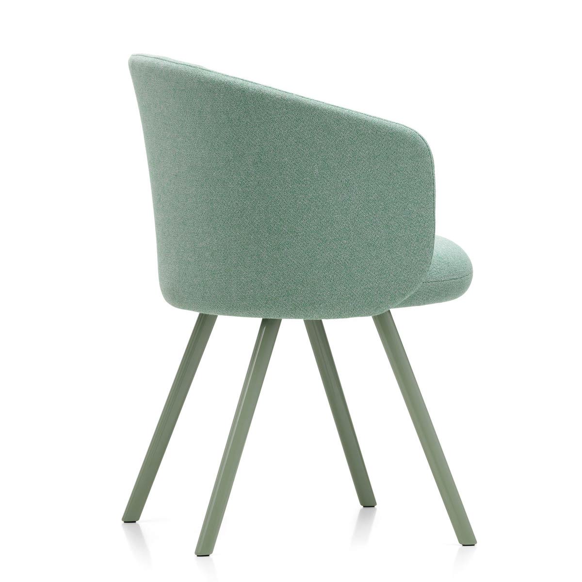 Mikado Arm Chair | Dumet 27 Pale Blue Emerald Upholstery