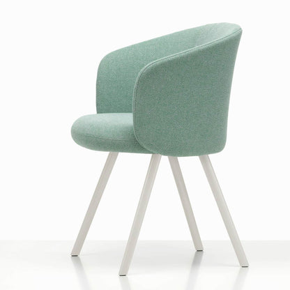 Mikado Arm Chair | Dumet 27 Pale Blue Emerald Upholstery