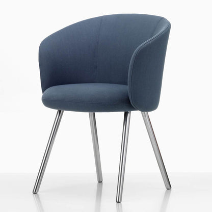 Mikado Arm Chair | Dumet 27 Pale Blue Emerald Upholstery
