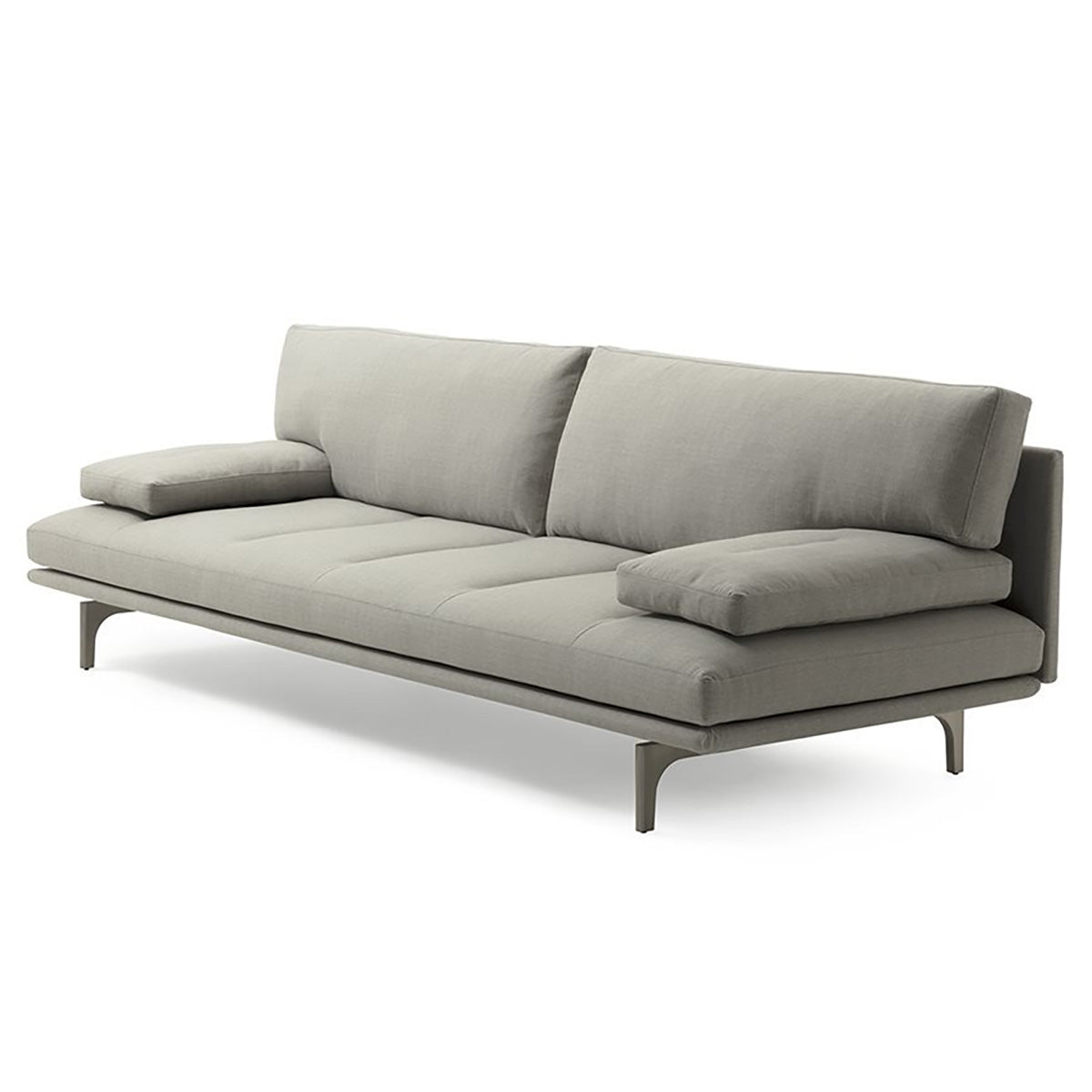 Milano + Sofa 270cm | Light Grey 27703 Vins Fabric