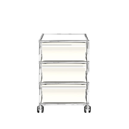 USM Mobile Pedestal | White Lacquer Panels