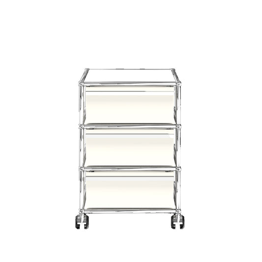 USM Mobile Pedestal | White Lacquer Panels