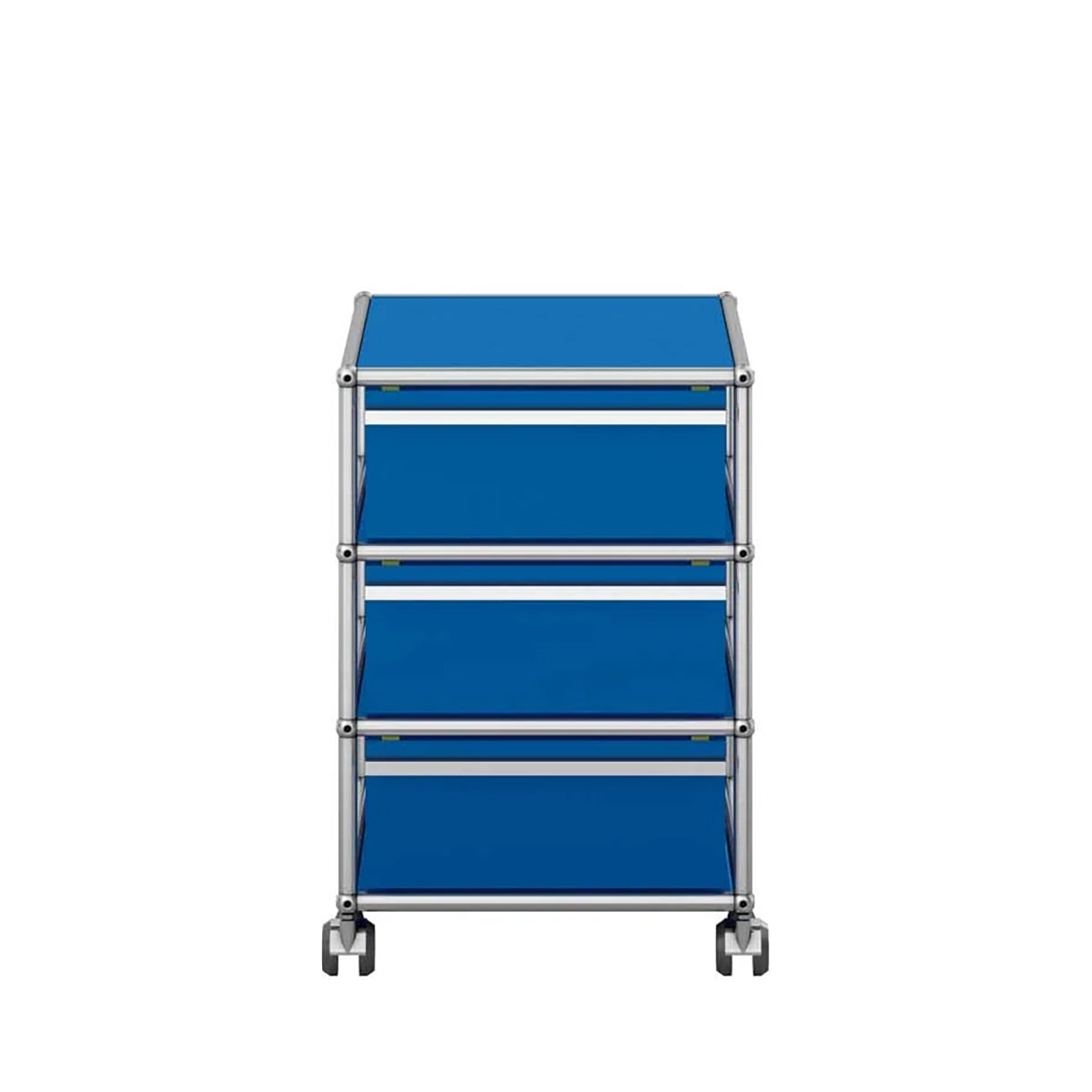 USM Mobile Pedestal | Gentian Blue Lacquer Panels