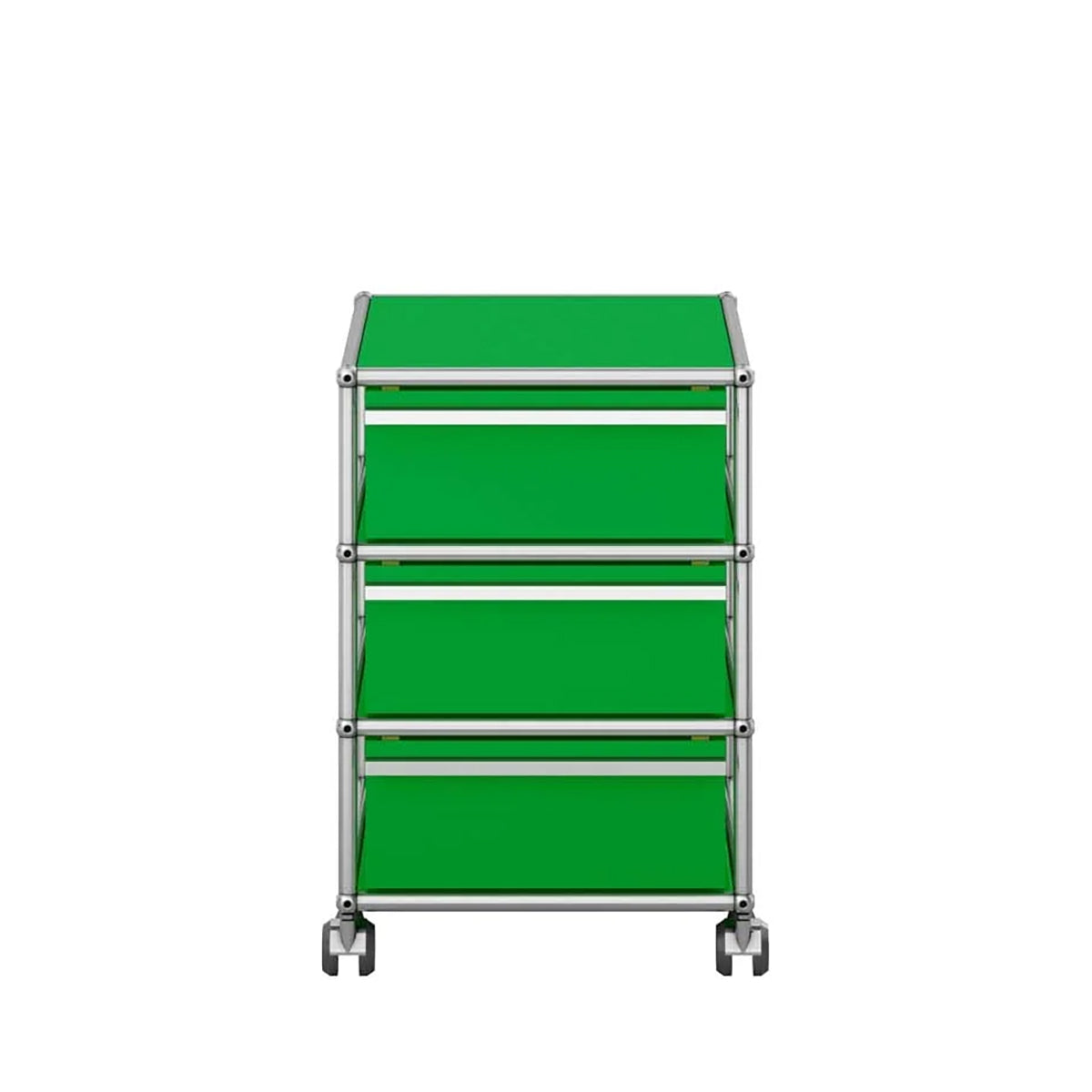 USM Mobile Pedestal | Green Lacquer Panels