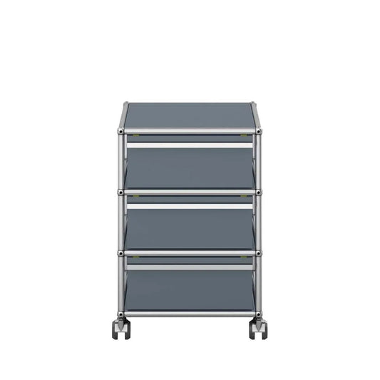 USM Mobile Pedestal | Medium Grey Lacquer Panels