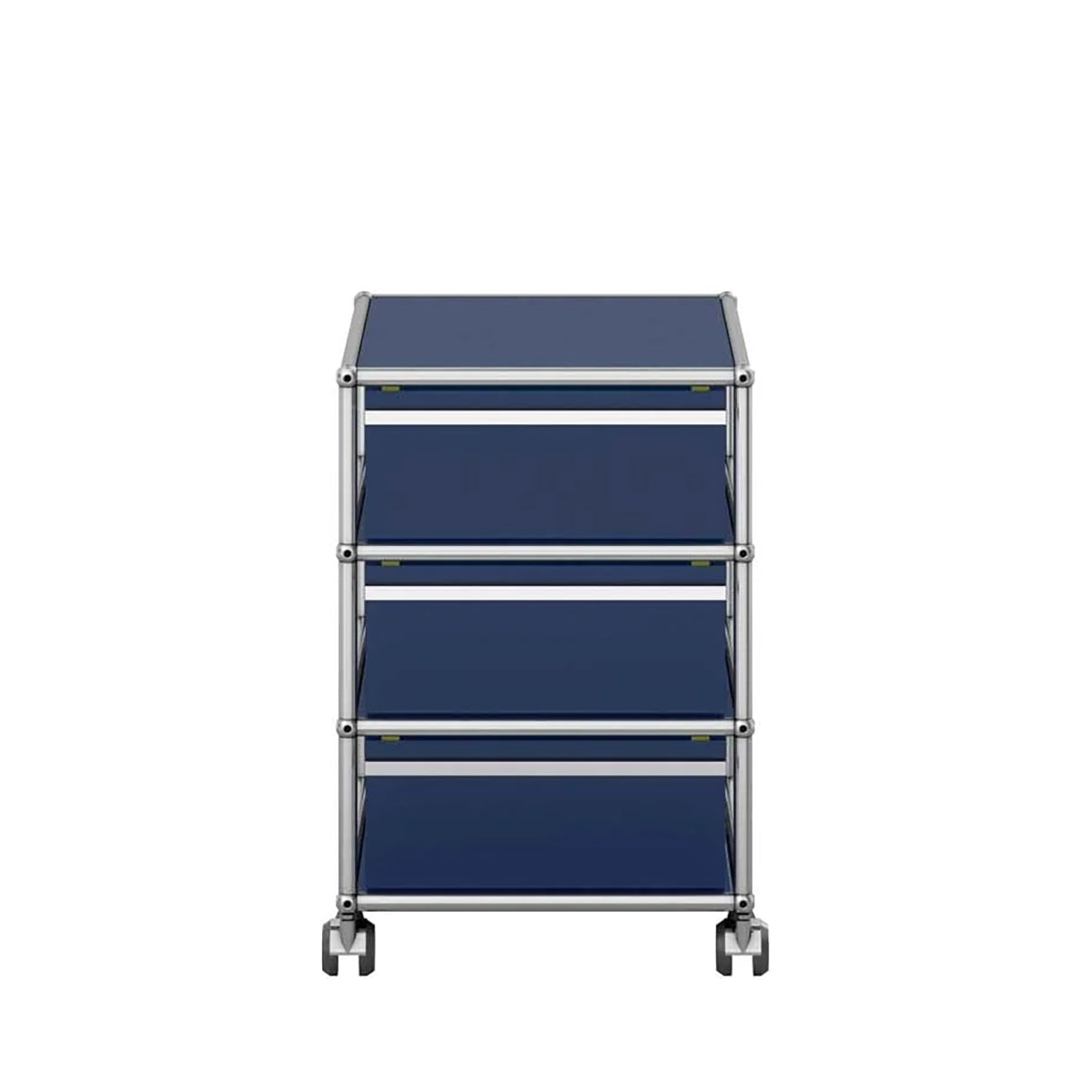 USM Mobile Pedestal | Steel Blue Lacquer Panels