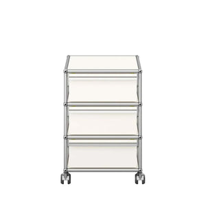 USM Mobile Pedestal | White Lacquer Panels