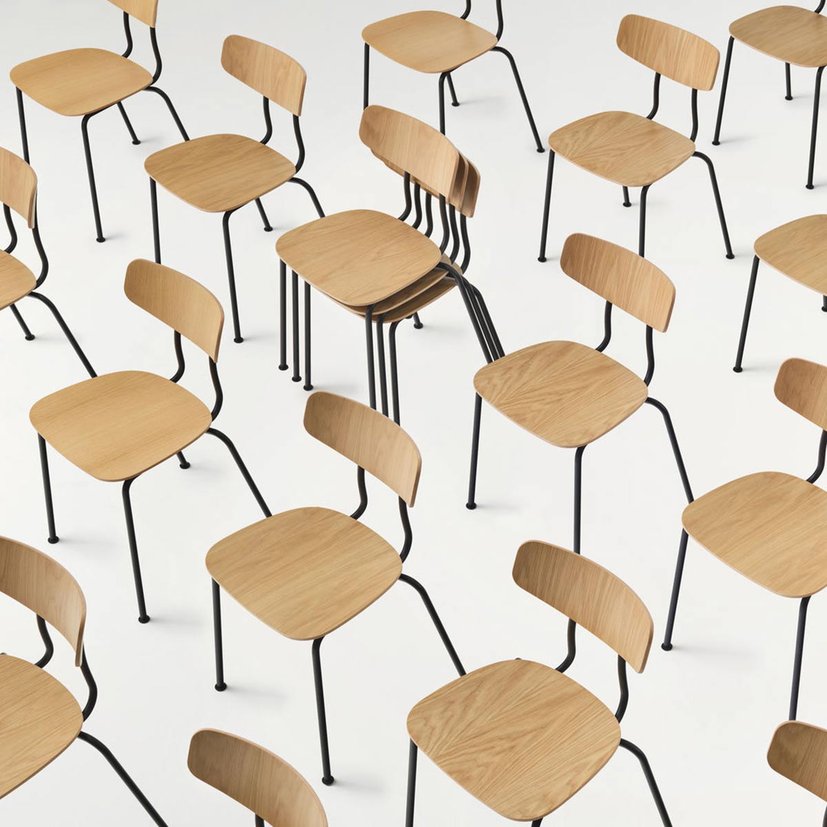 Moca Chair | Natural Oak Seat and Back
