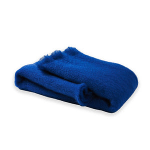 Mohair Lisos Throw | Aqua Blue Ref 456