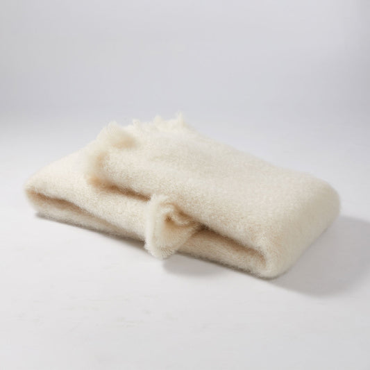Mohair Lisos Throw | Cream Ref 415