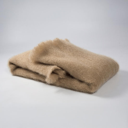 Mohair Lisos Throw | Sand Ref 475
