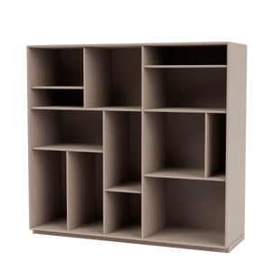 Montana Mega Tall Open Unit | Mushroom Lacquer