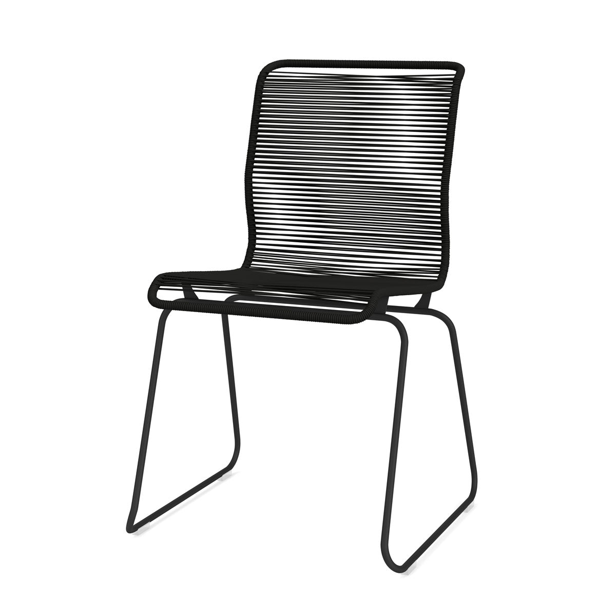 Panton One Tivoli Chair | PVC Cord Clark Charcoal