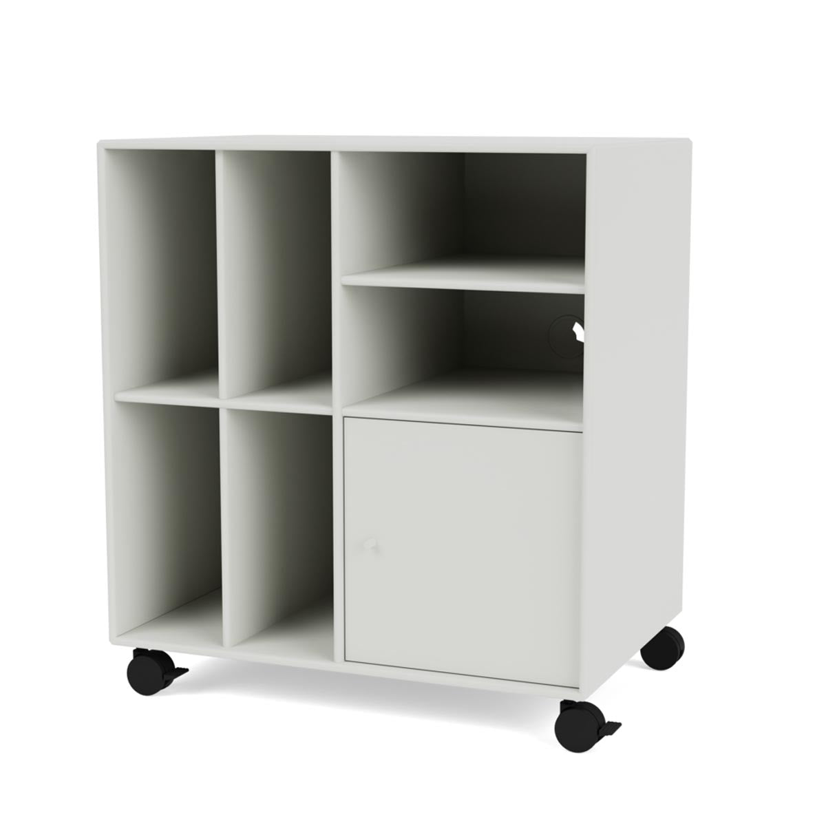 Spin II Vinyl Storage Unit | Nordic Grey Lacquer