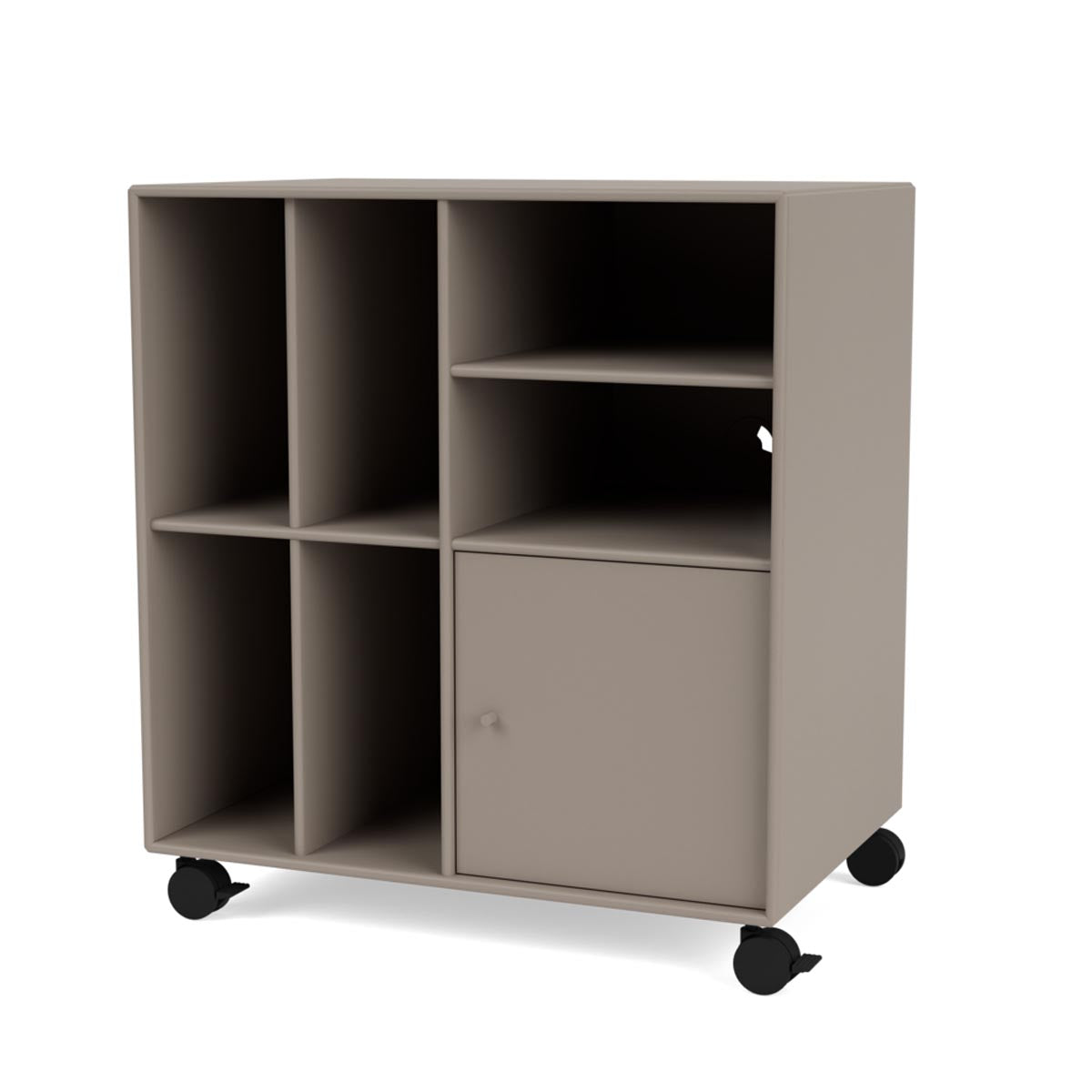Spin II Vinyl Storage Unit | Truffle Lacquer
