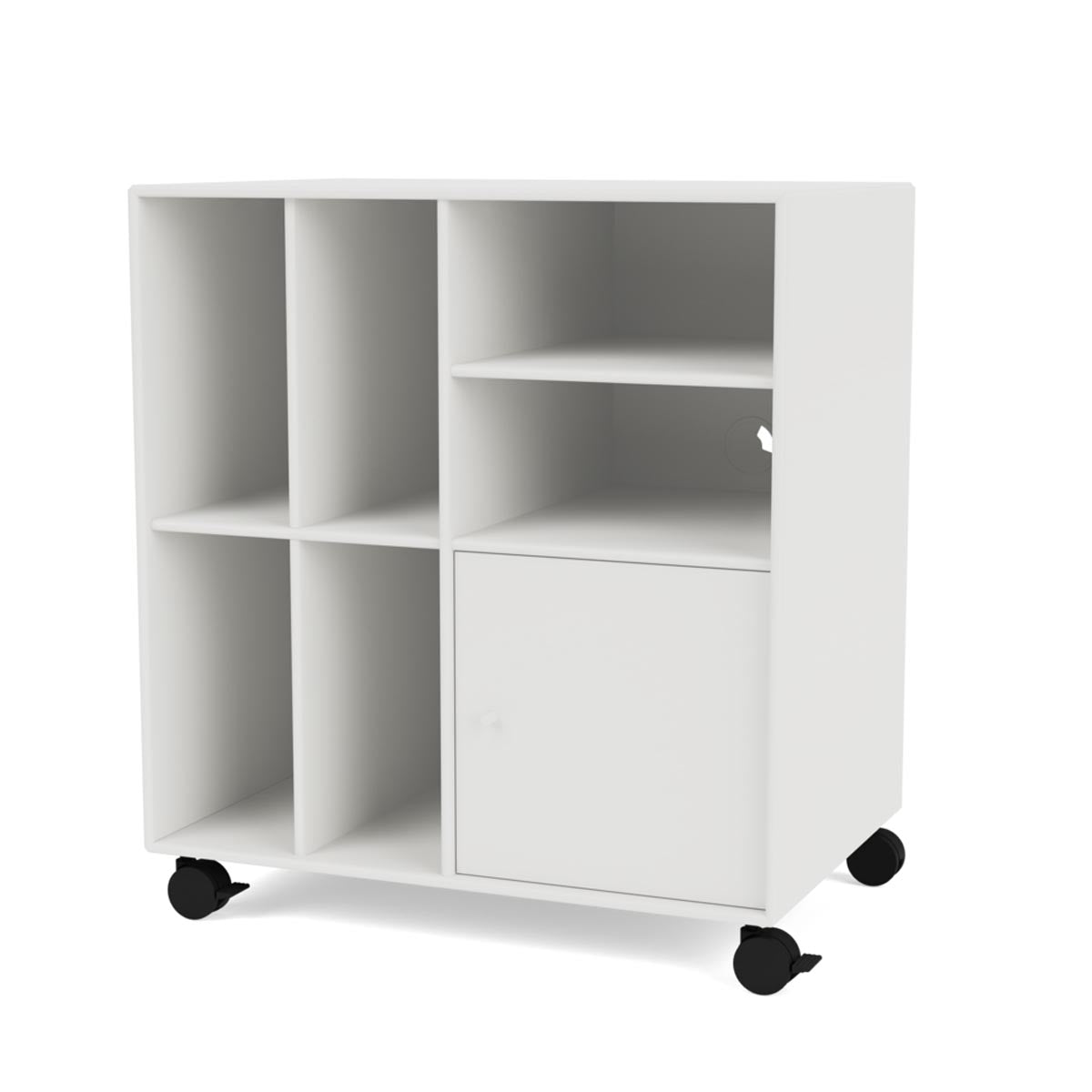 Spin II Vinyl Storage Unit | White Lacquer
