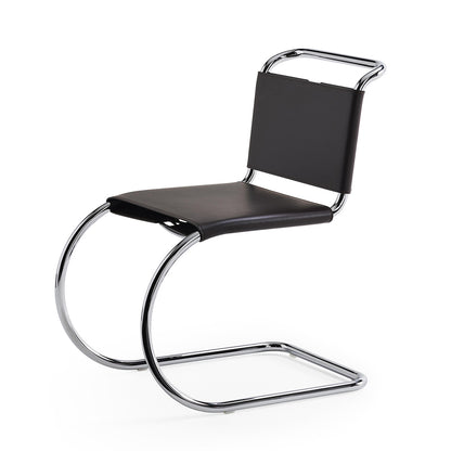 MR Side Chair | Black Cowhide Sling