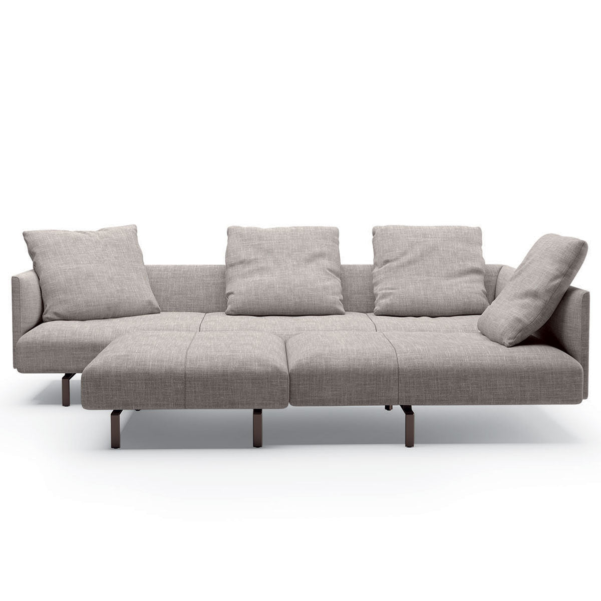 Muud Sofa with Swivel Récamière | Sahara 7855 Togba Fabric