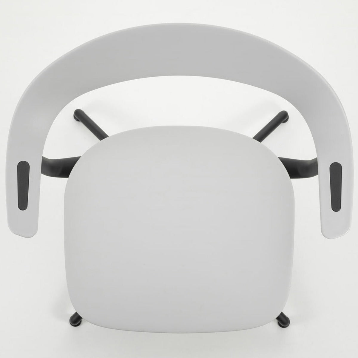 Mynt Chair Plastic | Greywith 4 Star Deep Black Base