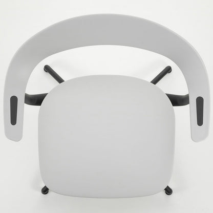 Mynt Chair Plastic | Greywith 4 Star Deep Black Base